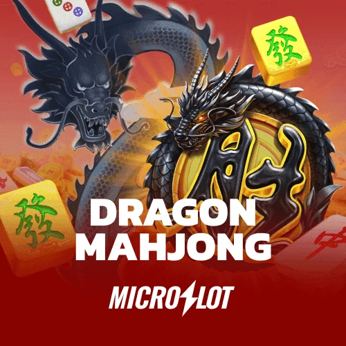 Dragon Mahjong slot game by MicroSlot, Mahjong cluster reels