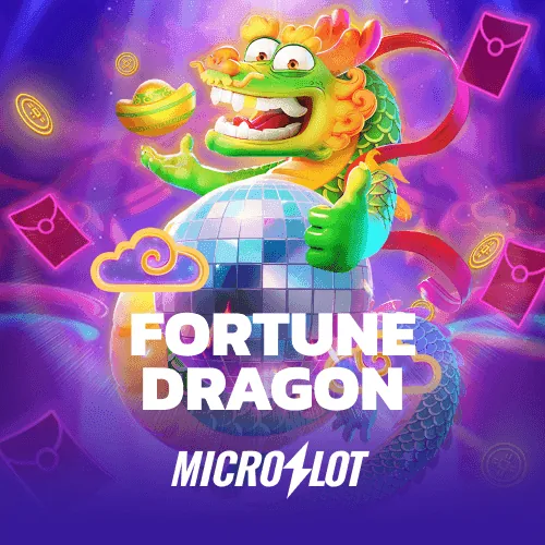 Fortune Dragon slot game by MicroSlot, dragon fortune theme with gold coins